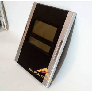 Büyük Boy Dikdörtgen Dijital Duvar Saati Termometre,Alarmlı Lcd Ekran Dijital Takvim 27x23cm