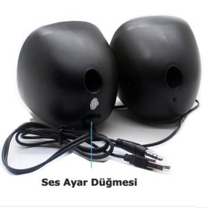 Multimedya Mini Speaker Hoparlör Ses Bombası Usb 2.0 D-05