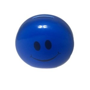 Seramik Kumbara Emoji Smile Gülen Surat Kumbara 13 cm