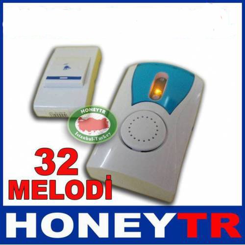 Uzaktan Kumandalı Kapı Zili 100metre Kargo Dahil