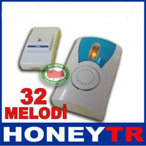 Uzaktan Kumandalı Kapı Zili 100metre Kargo Dahil