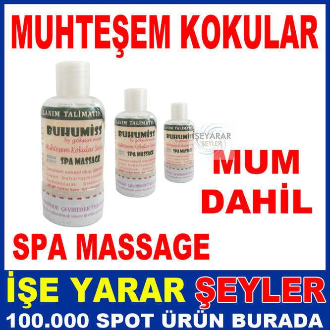 BUHUMISS MUMLU YOĞUN SPA MASSAGE KOKUSU