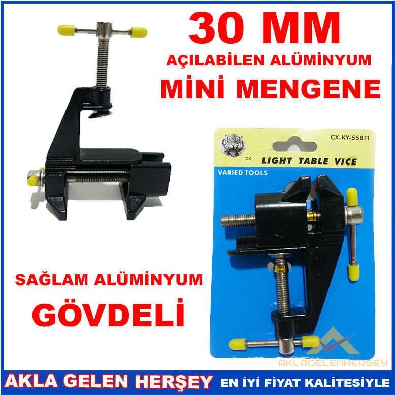 30 MM AÇILABİLEN ALÜMİNYUM GÖVDELİ MİNİ MENGENE