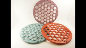 SC215 Suncook 1 Adet Sc215 24 cm Plastik Pratik Kolay Açılan Mantı Hamur Kalıbı
