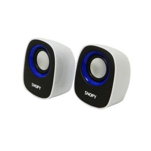 Snopy Hoparlör Mini Usb Speaker Ses Bombası Mavi Beyaz SN-120
