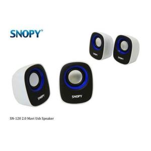 Snopy Hoparlör Mini Usb Speaker Ses Bombası Mavi Beyaz SN-120