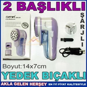 PRATİK ŞARJLI KAZAK TÜYÜ TEMİZLEME MAKİNESİ