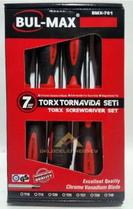 TORKS TORNAVİDA 7li SET BÜYÜK BOY TORX TORNAVİDA -2