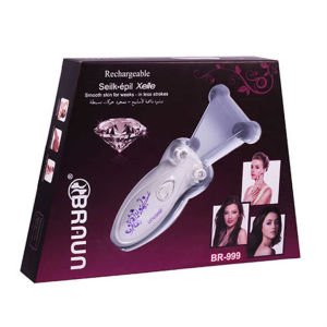Braun BR-999 Epilatör Pürüssüz Cilt İçin Pudra+İplik Işıklı Kolayca Taşınabilir Epilasyon Aleti