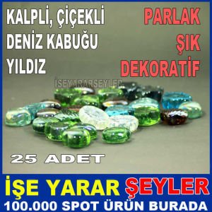 AKVARYUM ve TÜM DEKOR İÇİN PARLAK SÜS TAŞLARI