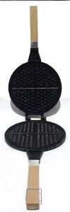 Çift Taraflı Teflon 20cm Genişlikte Taşhan Waffle Pişirme Tavası Kaliteli Malzemeden Üretilmiştir