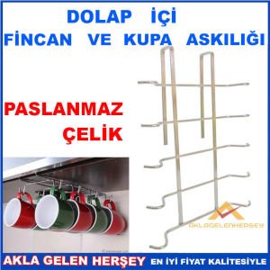 DOLAP İÇİ 8 ASKILI FİNCAN VE KUPA ASKILIĞI -2
