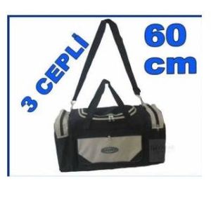 Eltipi Omuz Askılı Tutmalı Sportif Çanta 60cm 3cep Sağlam Branda Kumaş Spor Seyahat Çantası