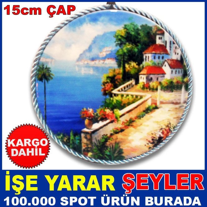 ELİŞLEMELİ MANZARARESİMLİSERAMİK DUVAR PANOSU KD
