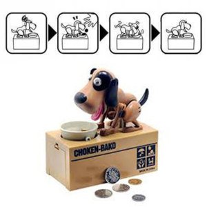 Para Yiyen Köpek Kumbara Choken Bako Oyuncak Bozuk Para Kasa Kumbara Pilli Eğitici Oyuncak Para Kasası