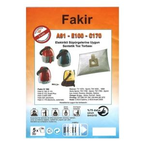 abnturk Özel Üretim 5 Adet 104.844-361.872 Süpürge Toz Torbası %100 Toz Korumalı 3 Kat Elyaf