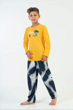 Erkek Çocuk Uzun Kol Pijama Takım