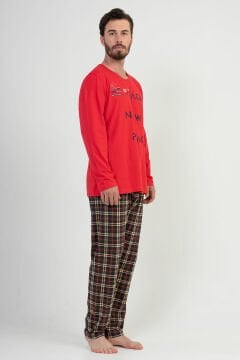 Cepsız Erkek Uzun Kol Pijama Takım