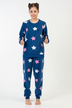 Kız Çocukpolar Uzun Kol Pijama Takım