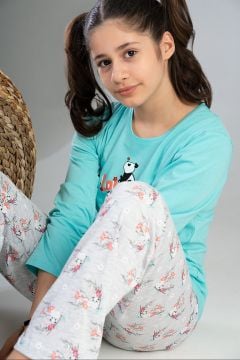 Kız Çocuk Uzun Kol Pijama Takım