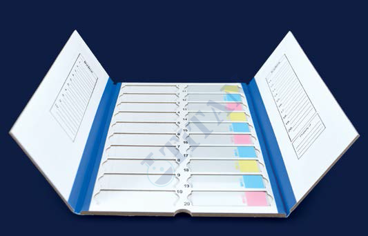 ISOLAB - 076.01.001W lam dosyası - karton - beyaz (1 adet / paket)