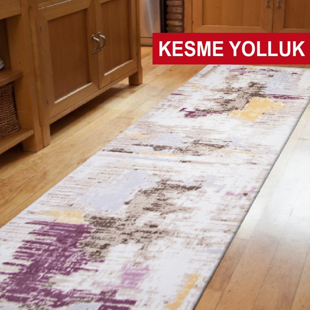 Poyraz Koleksiyonu Kesme Yolluk 3502 Renkli Halı