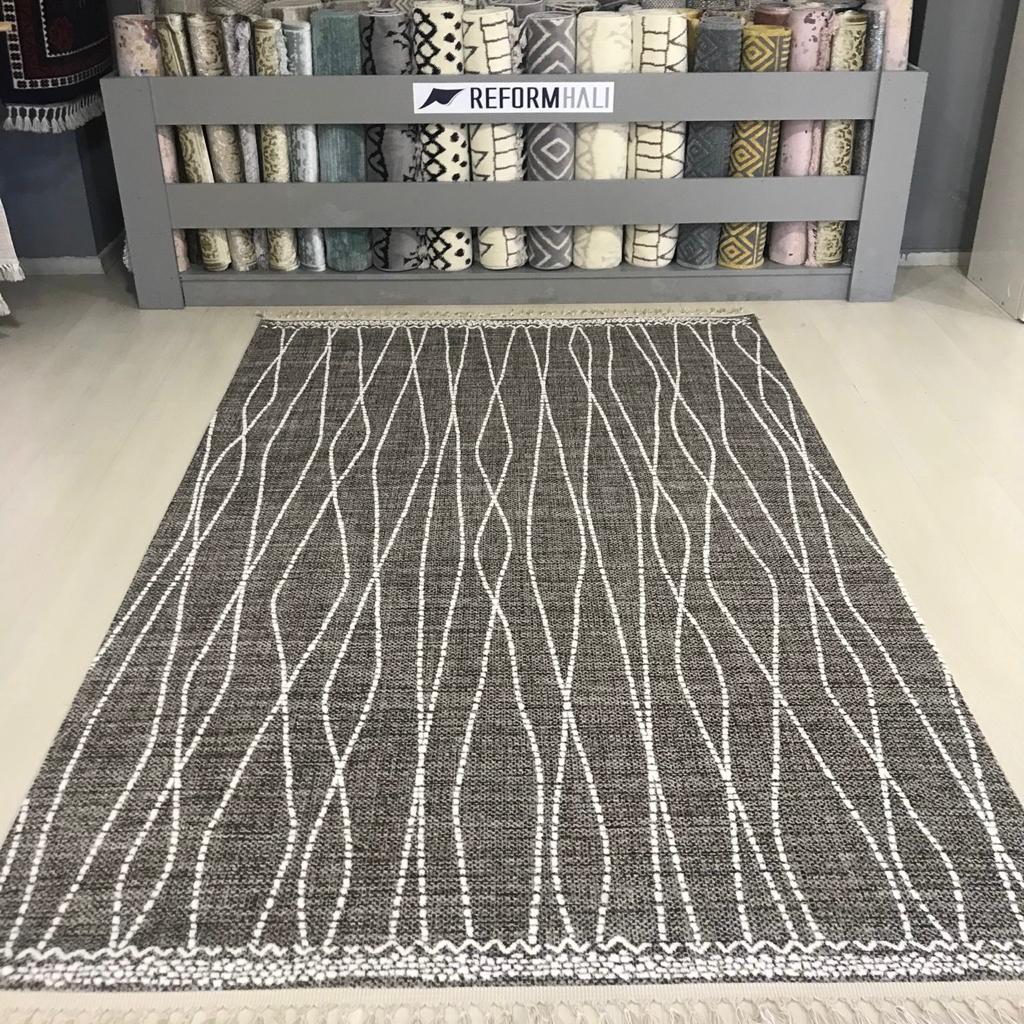 Morocco Koleksiyonu 1608 VİZON Makine Halısı Morocco Koleksiyonu 1608 VİZON Makine Halısı