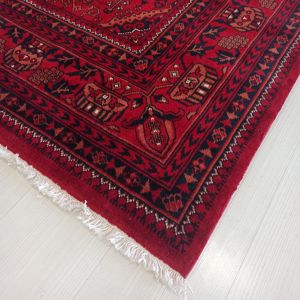 Uşak Delux Koleksiyonu 902 Kırmızı Özel Tezgah Halısı