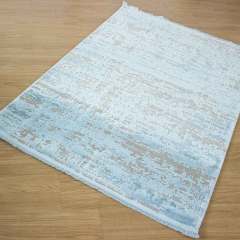 Sis Koleksiyonu Kesme Yolluk 3004 Mavi Halı 80 CM EN
