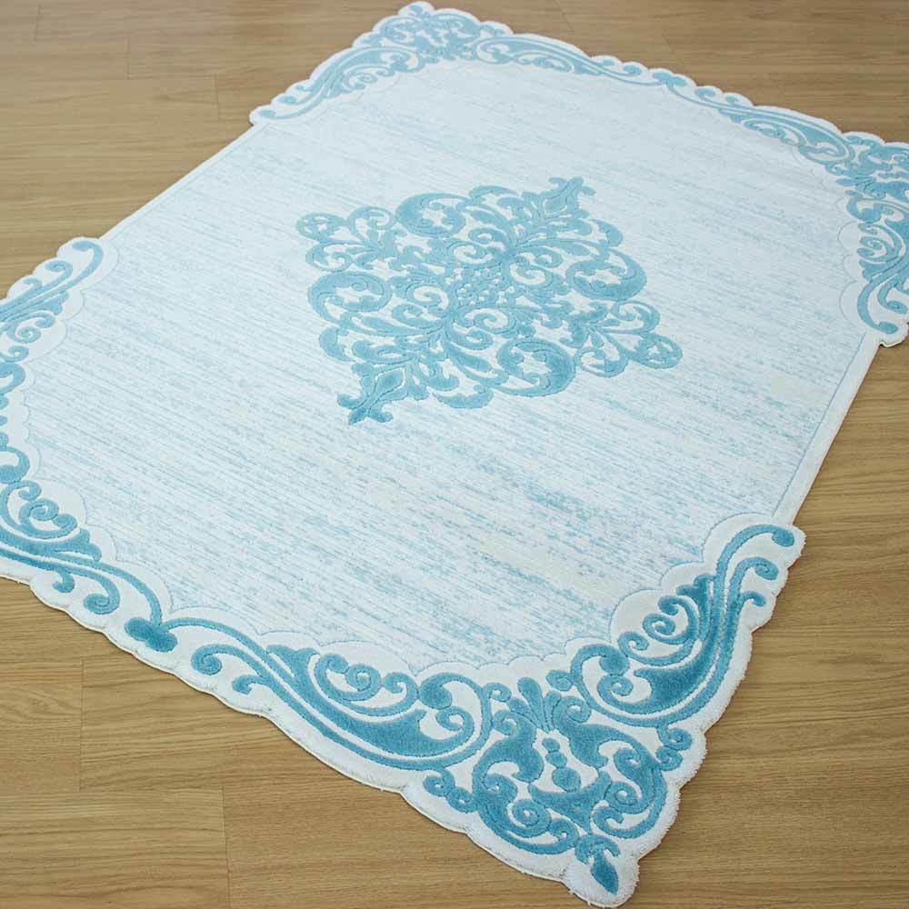 Tasarım Koleksiyonu 9008 Mavi Halı 100 X 300