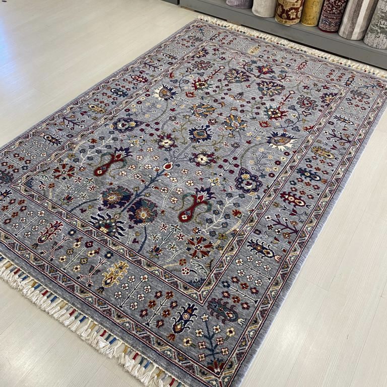 Uşak Delux Koleksiyonu 0805 Multicolor Özel Tezgah Halısı