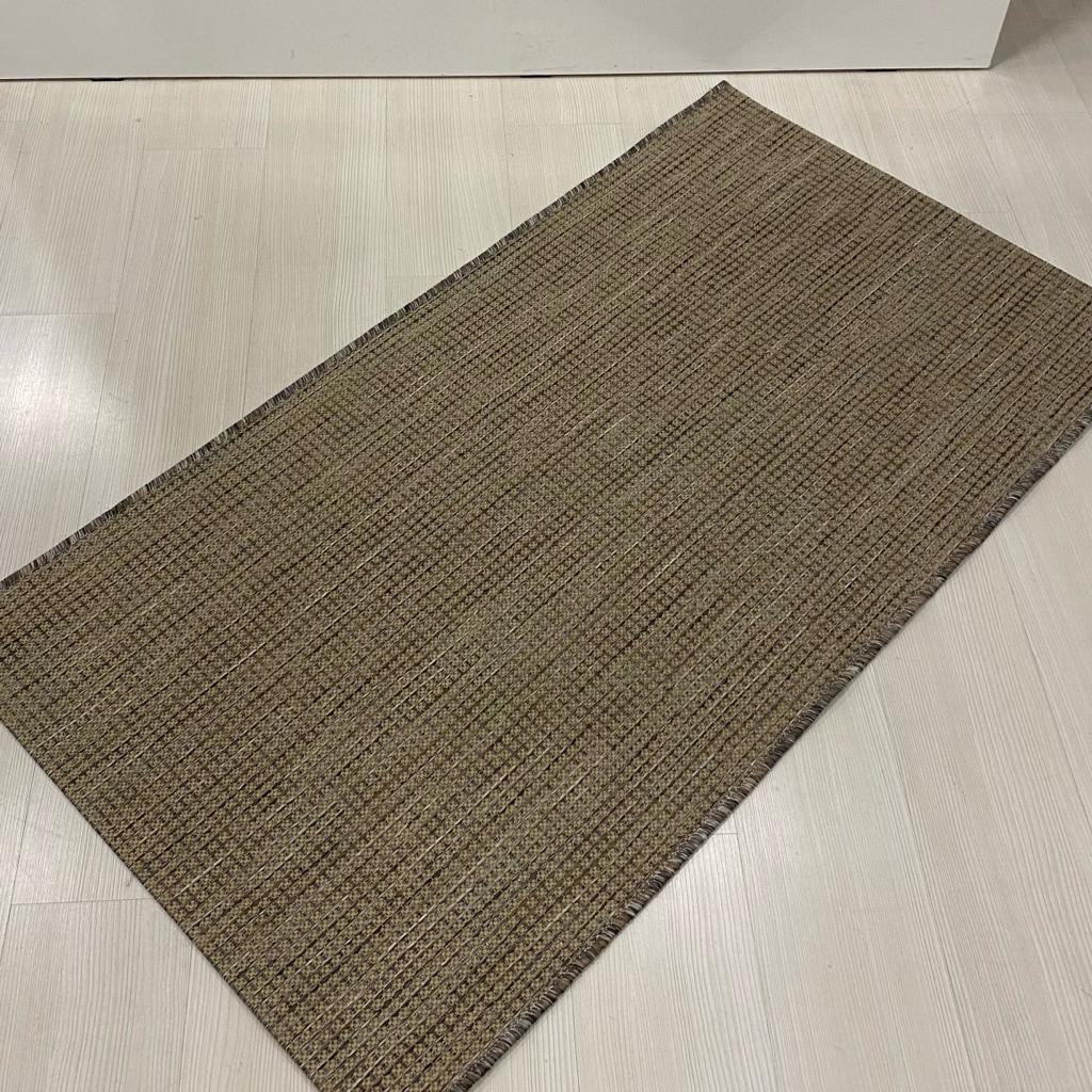 Jüt Rulo Kahve Kesme Halı 9903