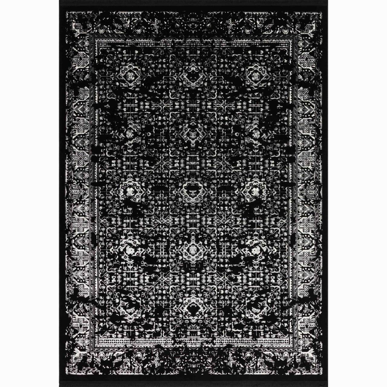 Trend Koleksiyonu 1301 Siyah Makine Halısı