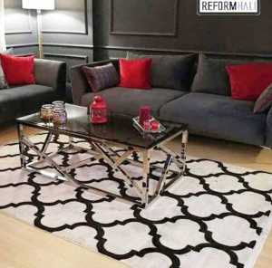 Kuatro Koleksiyonu 3808 Siyah Halı