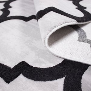 Kuatro Koleksiyonu 3808 Siyah Halı