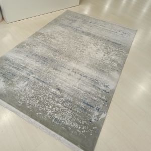 Vien Koleksiyonu 9455H GRİ MAVİ Makine Halısı