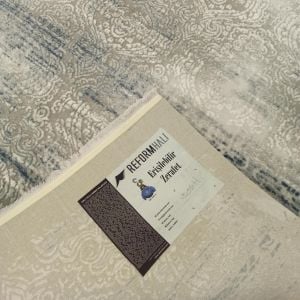 Vien Koleksiyonu 9455H GRİ MAVİ Makine Halısı