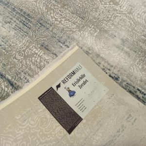 Vien Koleksiyonu 9455H GRİ MAVİ Makine Halısı