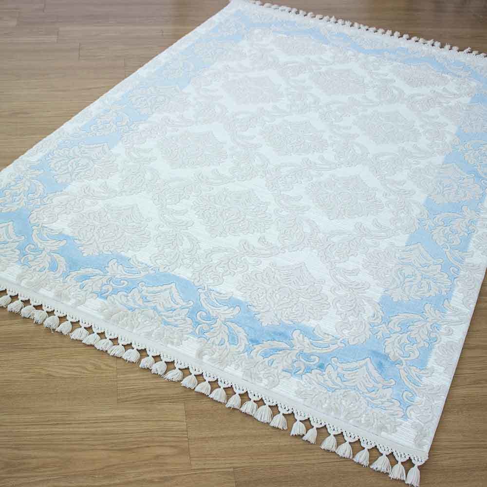 Doku Koleksiyonu 2501 Mavi Halı 100 X 200