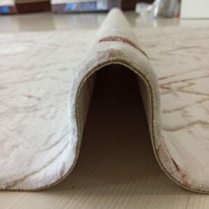 Asude Koleksiyonu 9312 Krem Pembe Makine Halısı