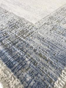 Vien Koleksiyonu 9401W MAVİ GRİ Makine Halısı