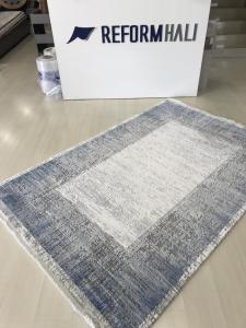 Vien Koleksiyonu 9401W MAVİ GRİ Makine Halısı