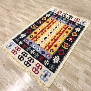 Efes Çift Taraflı Renkli Kilim 06 120 X 180