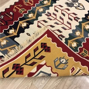 Efes Çift Taraflı Renkli Kilim 07