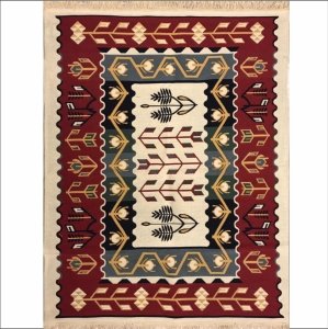Efes Çift Taraflı Renkli Kilim 07