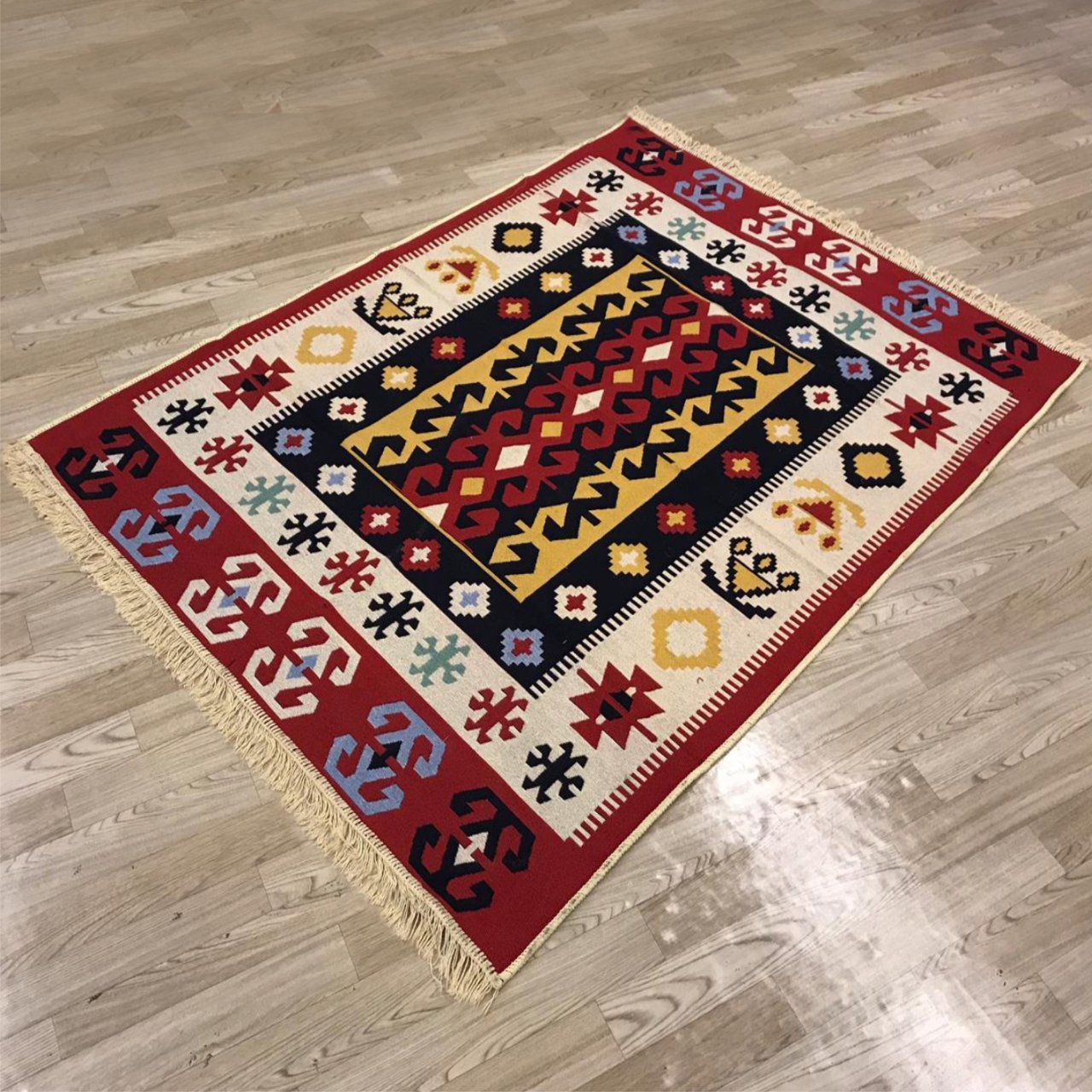 Efes Çift Taraflı Renkli Kilim 07 120 X 180