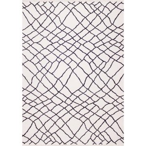 Cotton Koleksiyonu Çift Taraflı Kilim Siyah-Beyaz 8505
