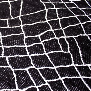 Cotton Koleksiyonu Çift Taraflı Kilim Siyah-Beyaz 8505