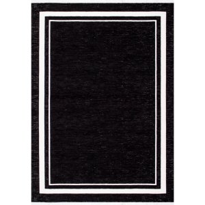 Cotton Koleksiyonu Çift Taraflı Kilim Siyah-Beyaz 8506