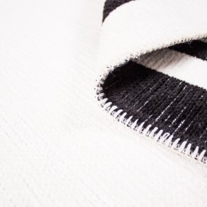 Cotton Koleksiyonu Çift Taraflı Kilim Siyah-Beyaz 8506